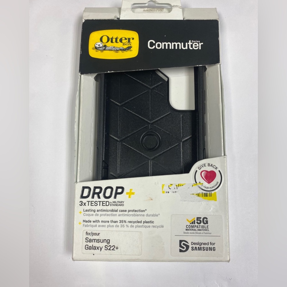 OtterBox Commuter Series Antimicrobial Case for Samsung Galaxy S22+ - Black